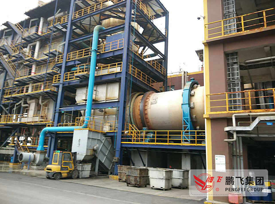 Waste incineration rotary kiln