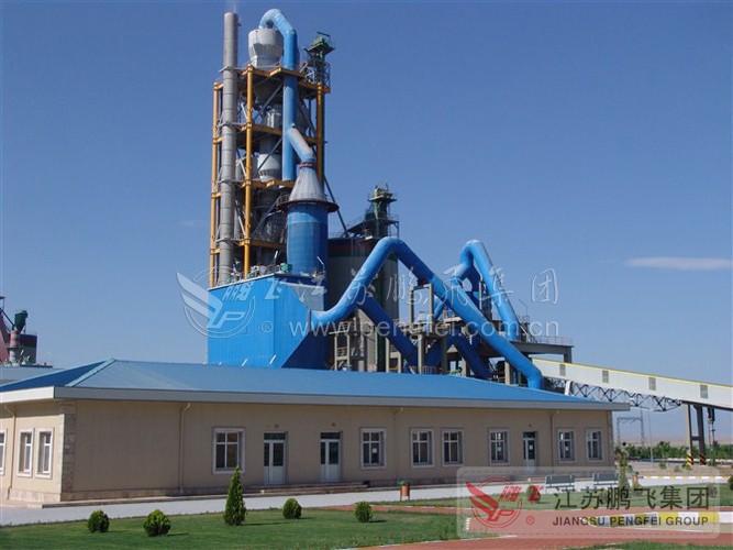 1200td rotary cement production line project