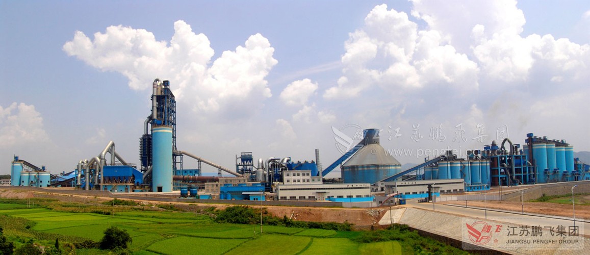 1500td rotary cement production line project