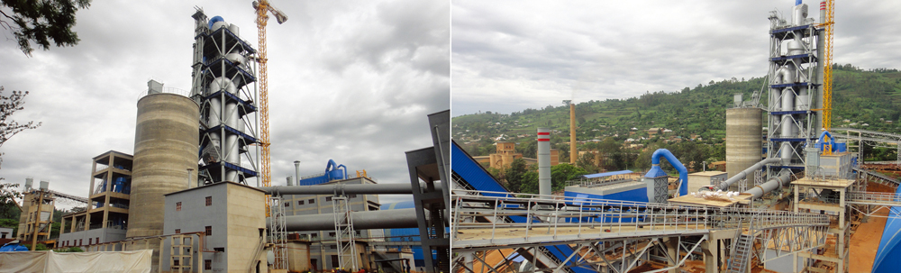 Rwanda 1500TPD cement production line